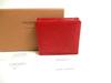 Authentic Epi Red Leather Coin Purse Porto Monnaie Boite #a329  Refurbished