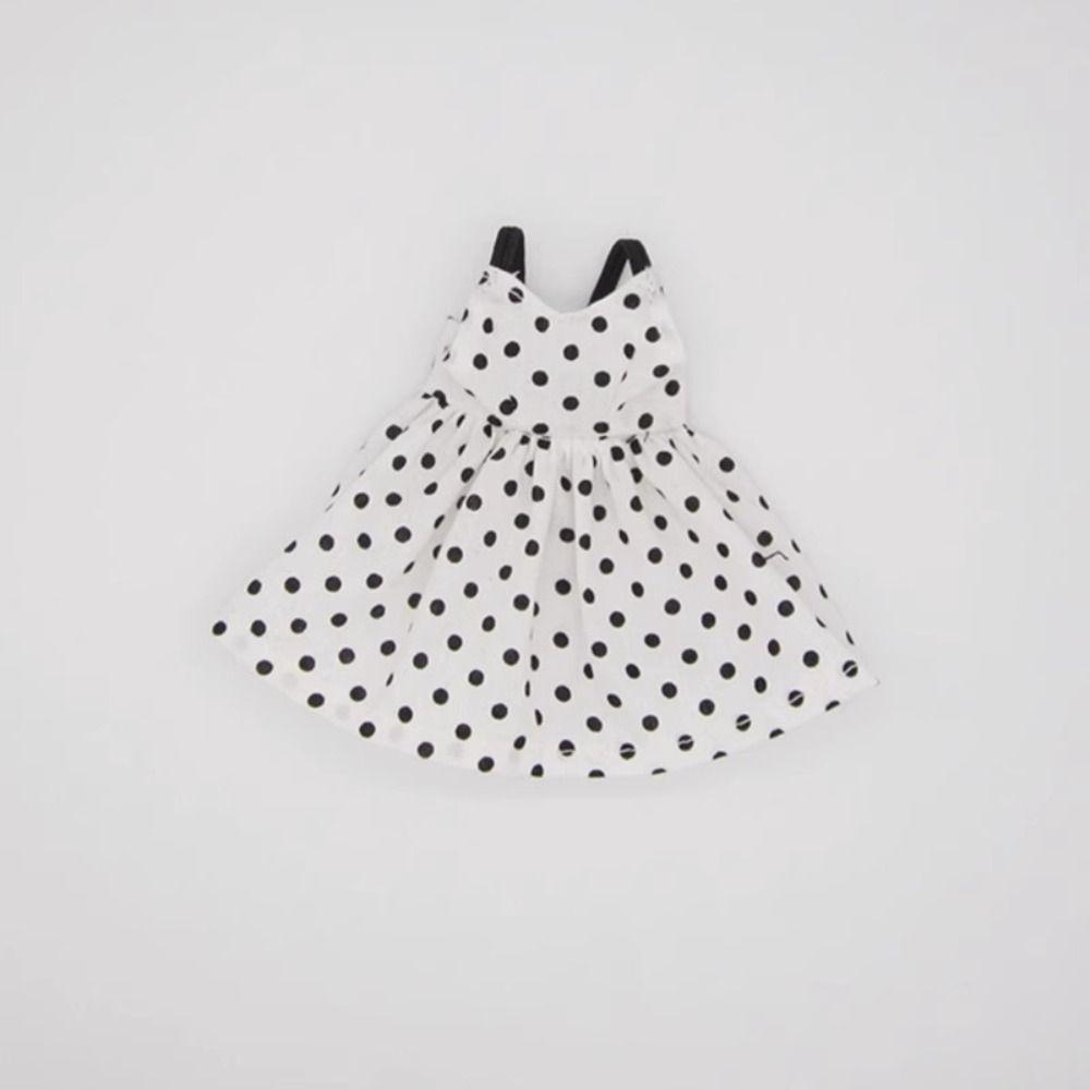 Cute Princess V-neck Dress Mini Dolls Skirt for Azone Ob22/24/27 Dolls For Blythe Dolls