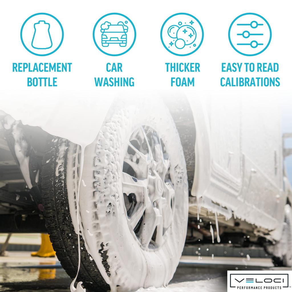 MTM Hydro Replacement Bottle PF22.2 Foam Cannon High Pressure Washer Car Wash Attachment