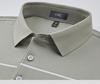 [Color woven stripe with smooth silk] Summer fashion casual lightweight breathable short sleeved polo shirt for men