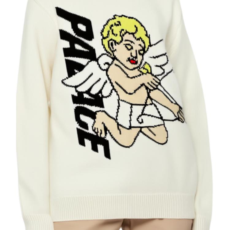 Palace Вязаные кремовые топы унисекс Temptation P24KW012