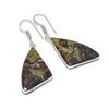 Dragon Blood Gemstone 925 Sterling Silver Jewelry Earring 1.93"