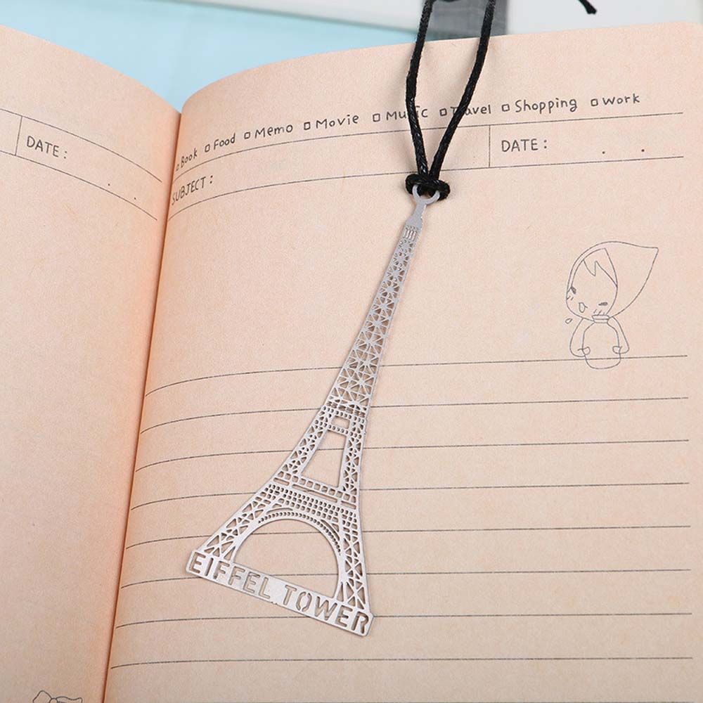 Metal Vintage Building Book Mark Modeling European Bookmark Eiffel Tower Big Ben Bookmark Mark Page
