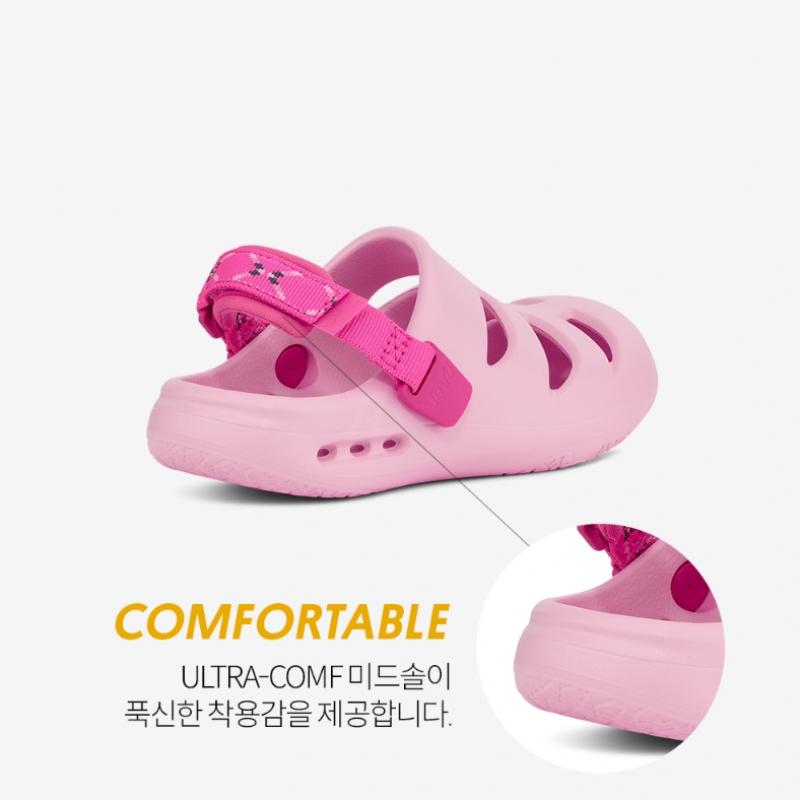 Teva Kids Clog Slipper Apreaqua Ct Stvt261010c Prt