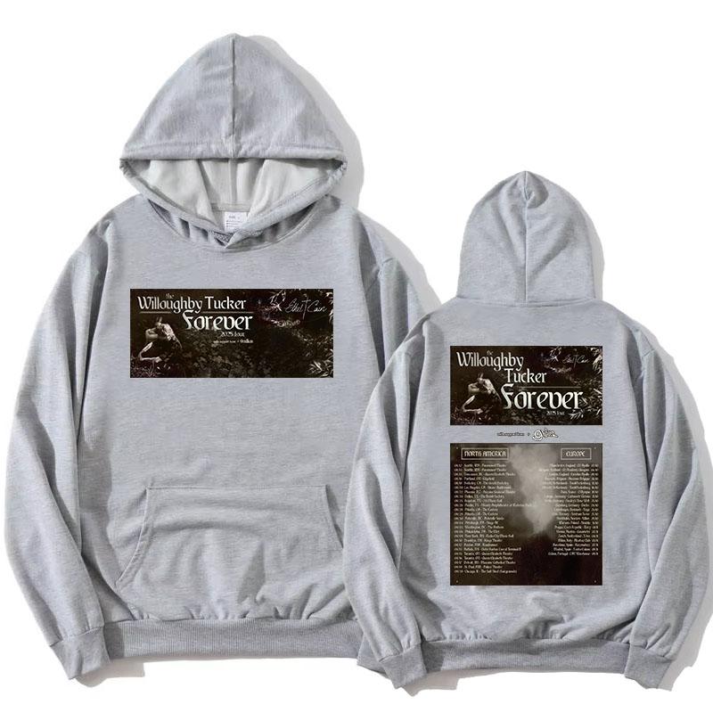 ETHEL CAIN Willoughby Tucker Forever Tour Толстовки Повседневный флис Осенние Теплые Толстовки Длинный Рукав Женские с Капюшоном