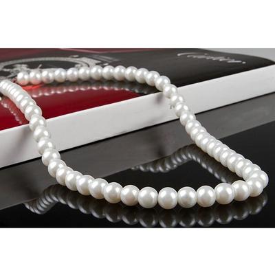 Женское ожерелье из белого культивированного речного жемчуга 7-8 мм