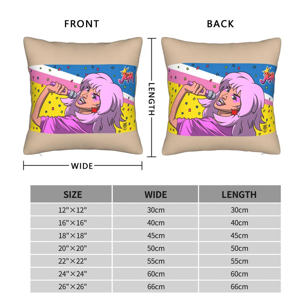 Kpop Style Jem And The Holograms Pillow Case Custom Pillow Cover Morden Pillowcases For Wedding Party Home Decor
