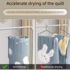 Round Spirals Drying Rack Stainless Steel Spirals Clothes Pole Quilt Sheet Hanger  Balcony
