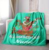 Custom Name Scooby Doo Mystery Flannel Blanket Throw Blanket Soft Warm Sofa Bed home Decor Unique Gift