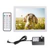 15 "  "  Portable HD Digital Photo Frame Clock Movie Player Album with Remote Controller(WhitE )