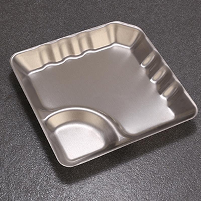 Французский Ретро Форма Ракушки Нержавеющая Сталь Картофель Фри Жареная Курица Тарелка для Закусок Домашнее Хранение Декоративные Тарелкипрочная Нержавеющая Сталь