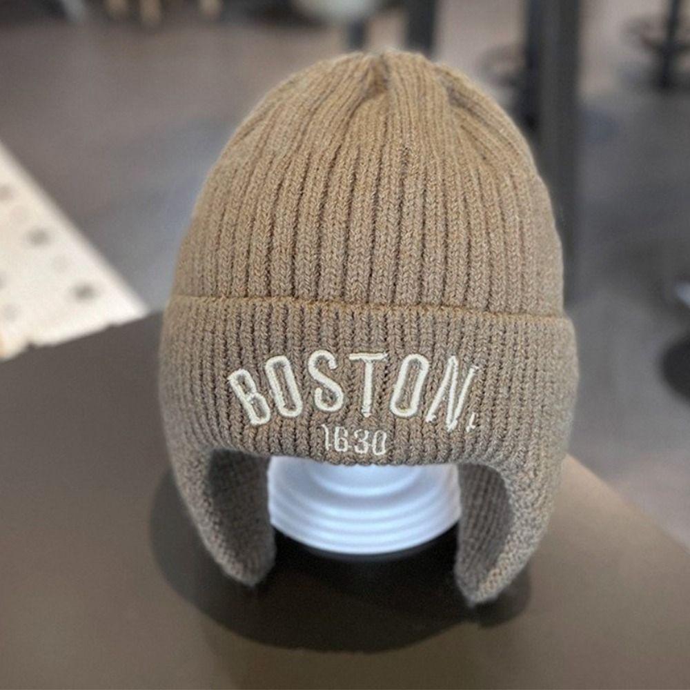 Шерстяная шапка с защитой ушей Мягкие детские наушники Шапка Детская одежда Детская шапка Малыш