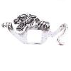 2Pcs Vintage Style Lapel Pin Zinc Zinc Zinc Alloy Tiger Brooches Tradition Retro Animal Brooches  Men Suits