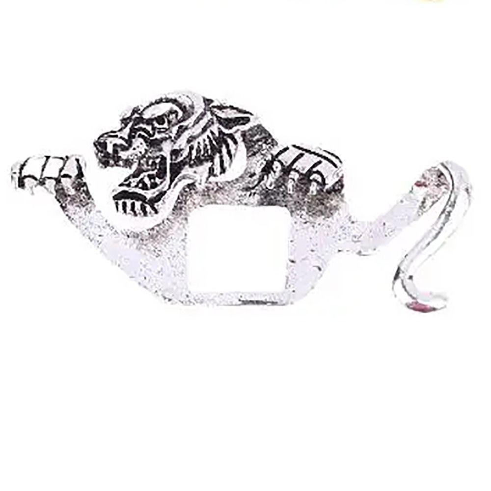 2Pcs Vintage Style Lapel Pin Zinc Zinc Zinc Alloy Tiger Brooches Tradition Retro Animal Brooches Men Suits