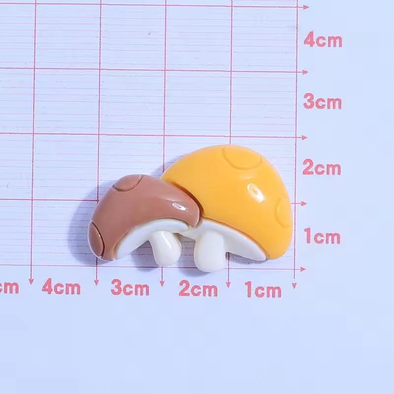 Kawaii Style Autumn Squirrel Mushroom House Mappe Leaf Theme Resin Cabochons Artificial Souvenir