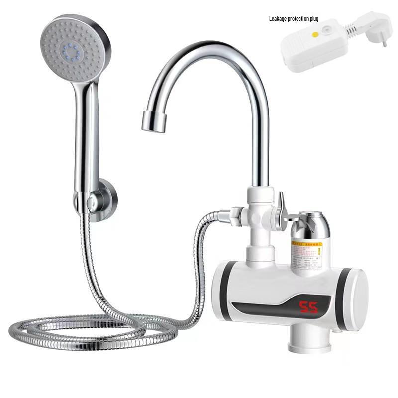 Мгновенный электрический кран для горячей воды: Кухонный и душевой смеситель быстрого нагрева двойного назначения