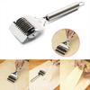 Kitchen Home Pasta Spaghetti Cooking Maker Dough Cutter Noodle Lattice Roller Docker Cookie Craft