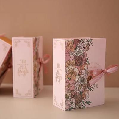 Творческий простой подарок в форме книги, коробка своими руками на День святого Валентина, свадьба, вечеринка, день рождения, банкет, детский душ, конфеты, шоколад, упаковка, декор