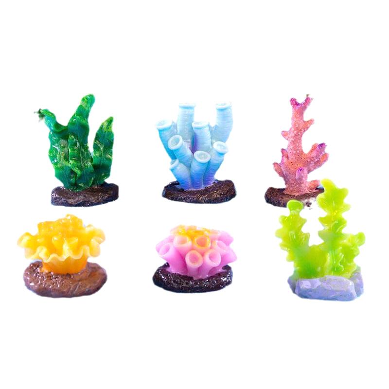 Мини-фигурка океана, украшения из смолы, милая морская жизнь, морские животные, крошечная статуэтка, аквариум, домашний рабочий стол, микроландшафтный декор