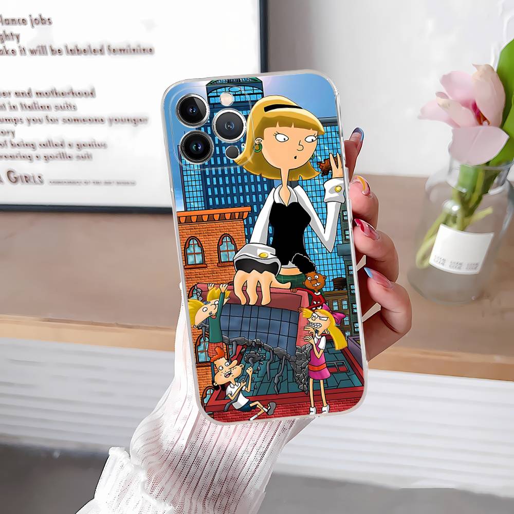 Привет A_Arnolds Мультяшный Чехол Для IPhone 17 16 16e 15 14 13 12 11 Pro Max Mini Plus