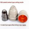10PCS Professional Plasma Cutting Tip Nozzle with Thermals Protections Coating for Automotive Repair M4YD