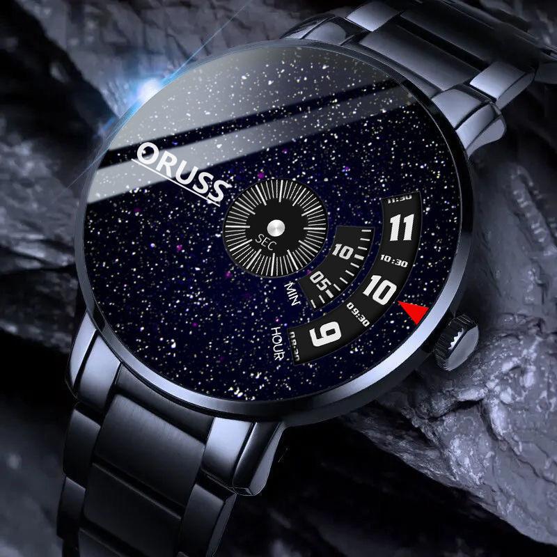 ORUSS New TOP Brand Luxury Men's Watch With Box Waterproof Calendar Men's Quartz Watches
