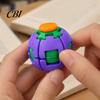 Office Stress Reducer 3D Printed Ball, Press & Rotating Finger Spinner, Decompression Ball Concentration Training Toy Toys, Portable Ergonomic Fidget