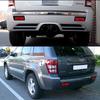 iJDM 3D Optic LED Bumper Reflector Lights for 2005-2010 Jeep Grand Cherokee,Tail/Brake Rear Fog Lamps and Turn Signal Light
