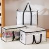 Transparent Storage Bag Large Capacity Blanket Toy Sundries Clothes Organizer Dust Proof and Moisture Moving Luggage Bags