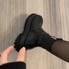Fashion 2024 New Winter Punk Style Women Ankle Boots Fashion Thick Sole Zippers Gothic Short Boot Ladies Elegant Platform Flats Shoes