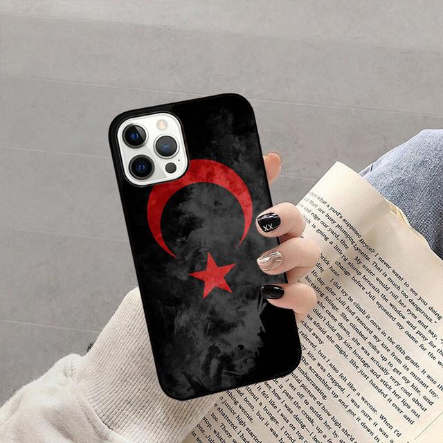 Турция Турция Ататюрк Флаг Чехол для Телефона Задняя Крышка для iPhone 17 Air 16 15 14 13 11 12 Pro Max PlusS Shell Coque