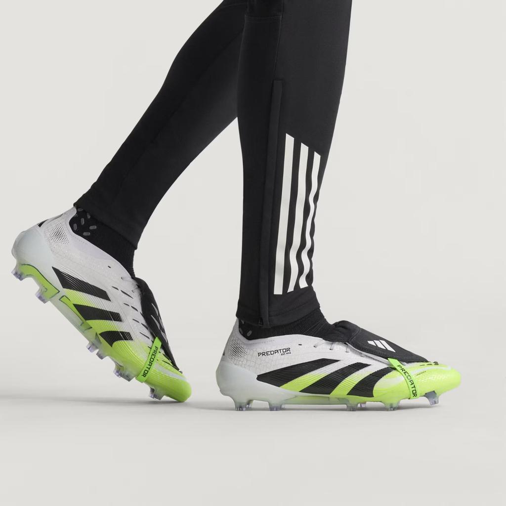 JI1092 adidas Predator Elite FT FG Cloud White Core Black Lucid Lemon (Мужской)
