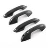 For BYD YUAN PLUS ATTO 3 2022 2023 ABS Carbonfiber Balck Car Door Handle Bowl Cover Trim Sticker Car External Accessories