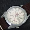 ВИНТАЖНЫЕ ОТРЕМОНТИРОВАННЫЕ МУЖСКИЕ АВТОМАТИЧЕСКИЕ ЧАСЫ SEIKO 5 ЯПОНИЯ СЕРЕБРЯНЫЙ ЦИФЕРБЛАТ a708575-1