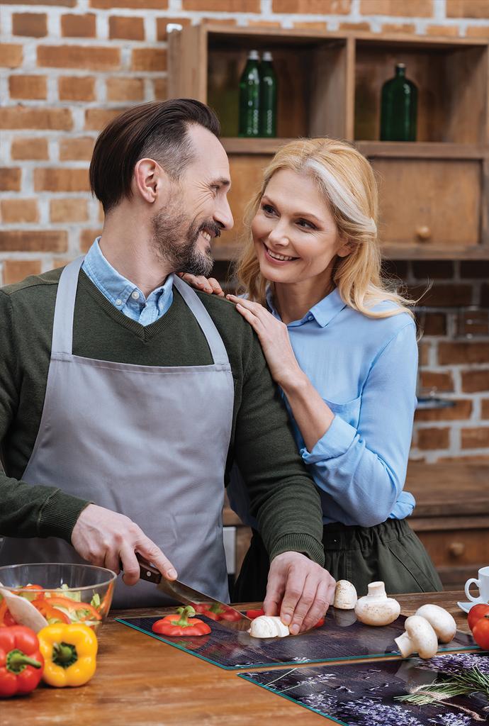 SZKLANA PŁYTA OCHRONNA NA KUCHENKĘ 90x52 LAWENDA