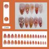 Z949 3D Stereo Flower Glue On Press On Nails Sweet Sparkly For Ladies Non Special Cosmetics