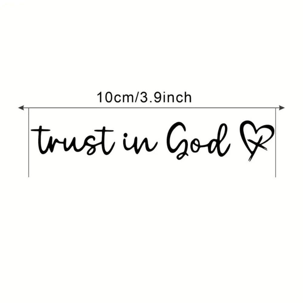3pcs Faith-Based Car Decals Bible Verse Rear View Mirror Decals for Car Interior Decor