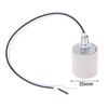 Led Light Ceramic Screw Heat Resistant Adapter Home Use Socket Round For E14 Bulb Base E27 Lamp Holder With Cable