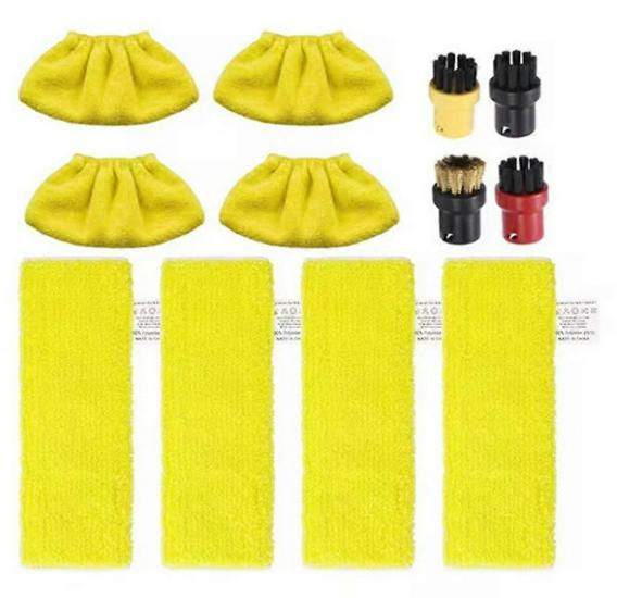 Тканевая насадка-швабра и набор щеток для пароочистителей Karcher SC1-SC5