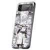 Vinland Saga Case Phone Cover for Samsung Galaxy Z Flip 6 5 4 3 5G ZFlip6 ZFlip5 ZFlip4 ZFlip3 Black Hard Trend Fundas