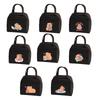 Cartoon Cute Capybara Print Insulated Lunch Bags  Portable Thermal Lunch Tote Bags Picnic Food Preservation Lunch Box Bag