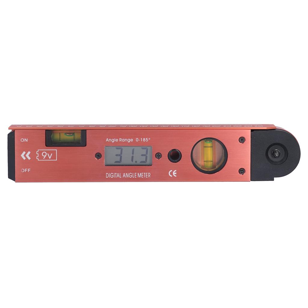 ЖК-цифровой угломер-инклинометр, портативный угломер с пузырьковым уровнем для плотника