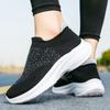 Sneakers Women's Summer Walking Casual Women's Shoes Breathable Fly-woven Running Shoes Supply Large Size New Women's Shoes