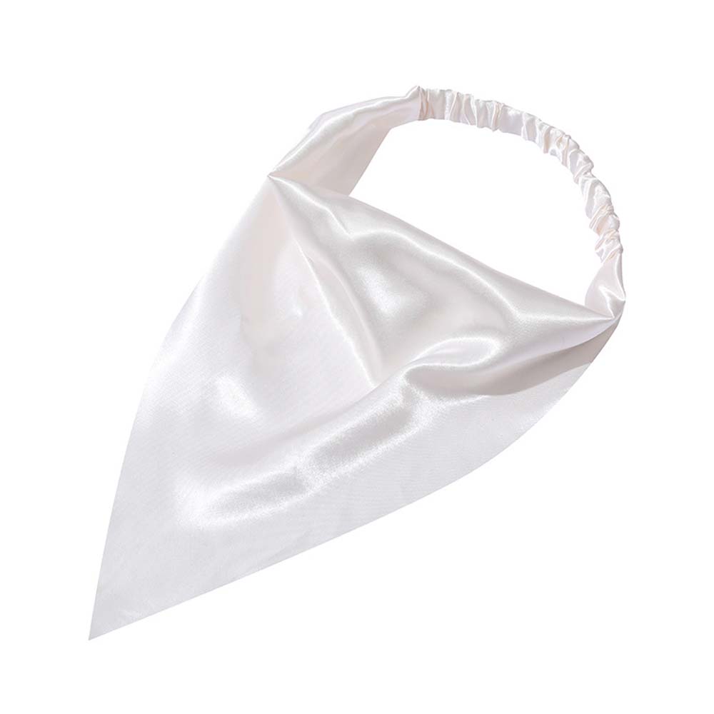 Band Elegant Headbands Silky Satin Hair Accessories Headwrap Turban Bandana Triangle Hair Scarf