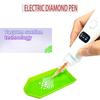 Electric Diamond Art Pen 3 Suction Modes Wireless Pen with Vacuum Pump Wax-Free Diamond Art Tool with 3 Interchangeable Tips