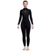 Womens 3mm Full Wetsuit With Front Zipper Long Sleeve Pants Diving Snorkeling Surfing Cold Water Swimming