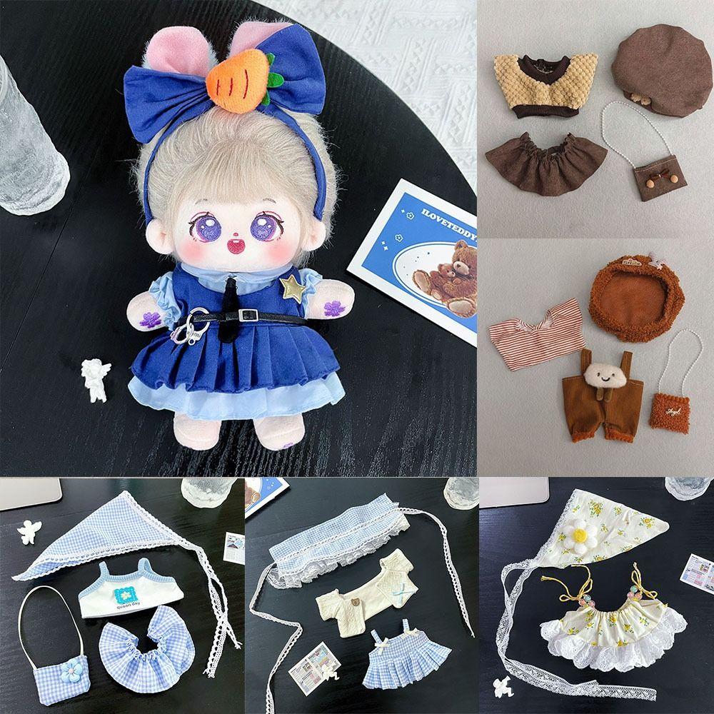 С мультяшным ободком Аксессуары Платье принцессы для 20 см Хлопковой куклы/для кукол-идолов EXO