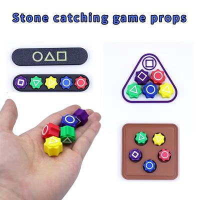 Традиционная игра Веселая игра Gonggi Jack Stone Pebbles Set Игрушка для тренировки координации рук и глаз Gonggi Set Для настольных игр для вечеринок