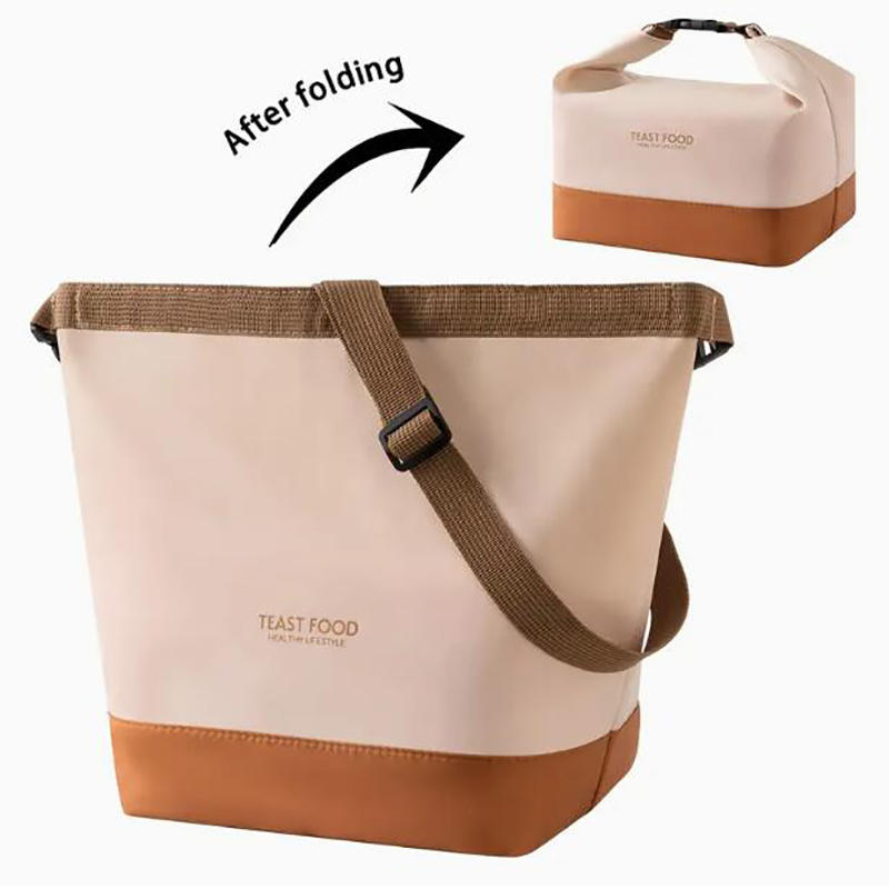Изолированная сумка для ланча с плечевым ремнем, герметичная сумка-тоут и кроссбоди, переноска для пищевых контейнеров для работы, школы