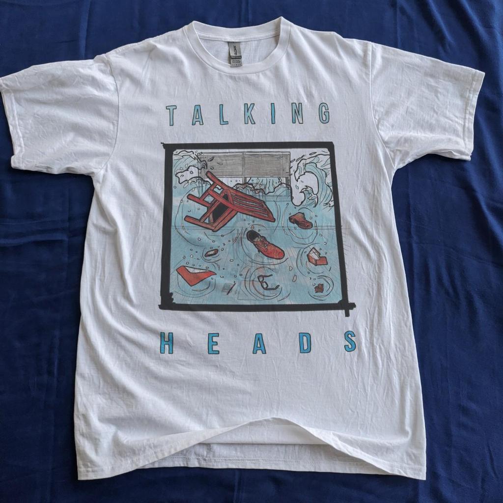 Rare Talking Heads band Graphic Unisex short sleeve T shirt vtg S-5XL